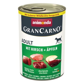 animonda GranCarno Original Adult 6 x 400 g - Hirsch & Äpfel