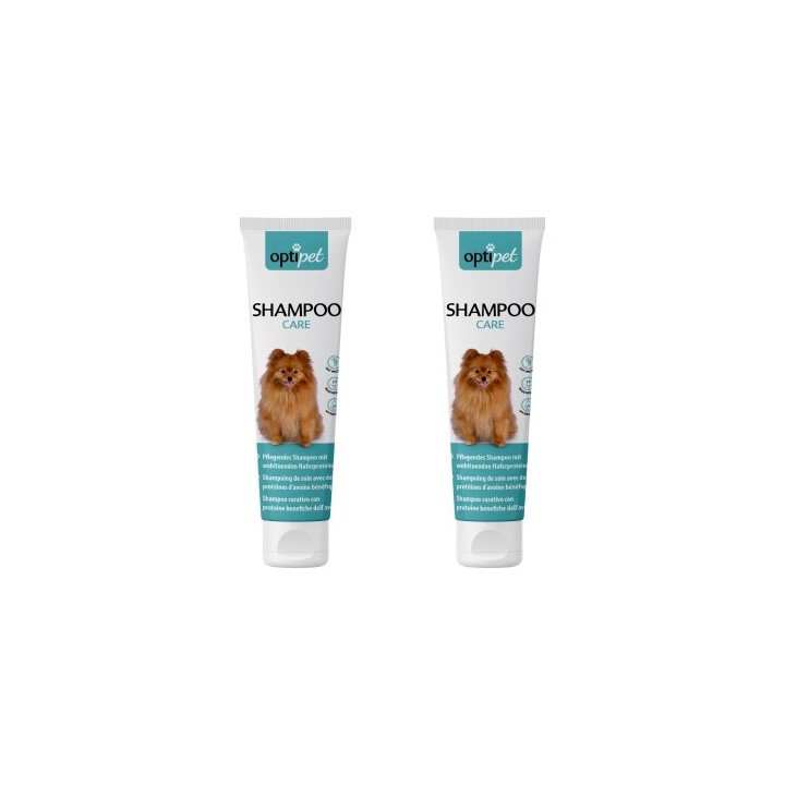 OptiPet Hundeshampoo für gepflegetes Fell 2x250 ml