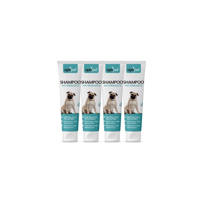 OptiPet Parasitenshampoo 4x250 ml