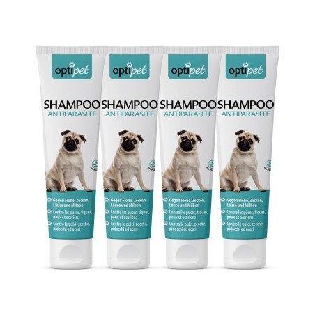 OptiPet Parasitenshampoo 4x250 ml