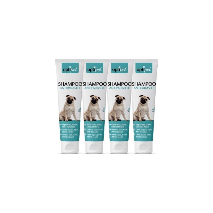 OptiPet Parasitenshampoo 4x250 ml