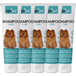 OptiPet Hundeshampoo für gepflegetes Fell 5x250 ml