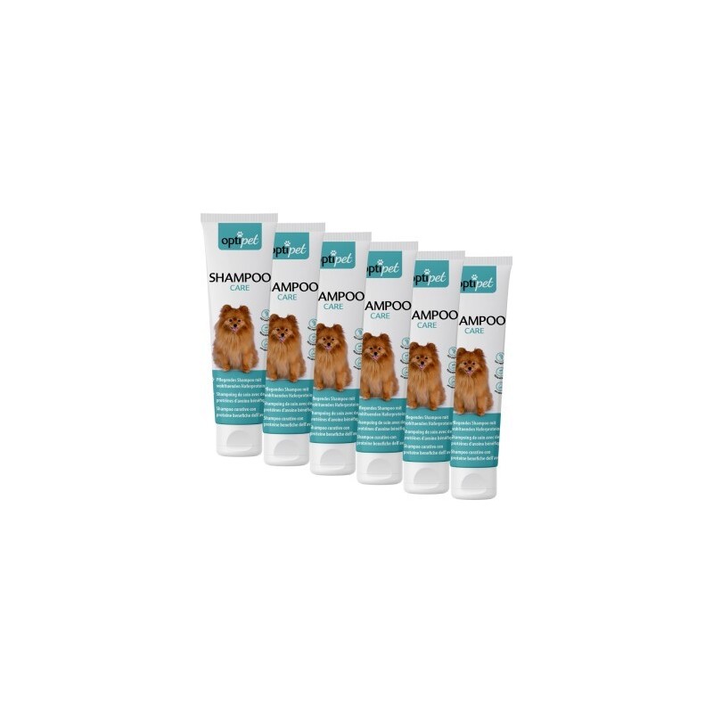 OptiPet Hundeshampoo für gepflegetes Fell 6x250 ml