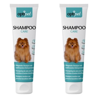 OptiPet Hundeshampoo für gepflegetes Fell 2x250 ml