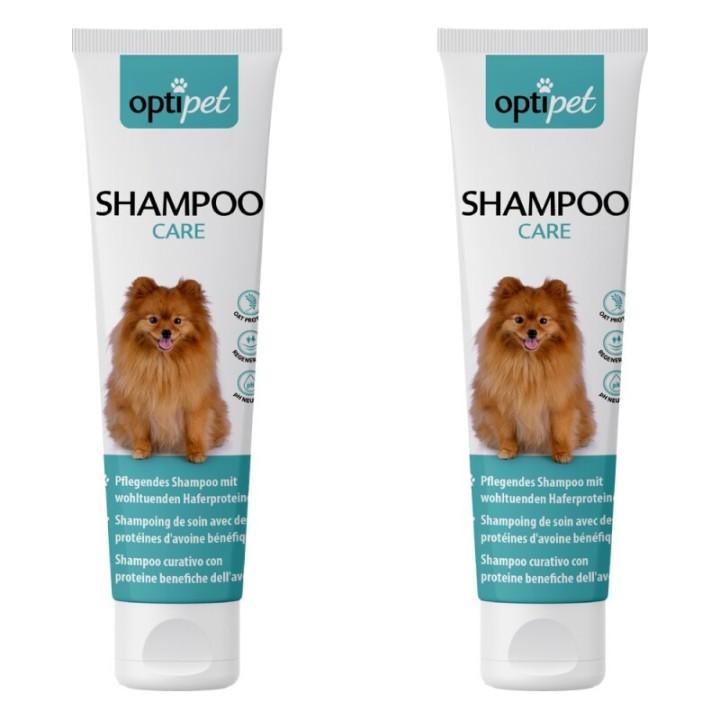OptiPet Hundeshampoo für gepflegetes Fell 2x250 ml