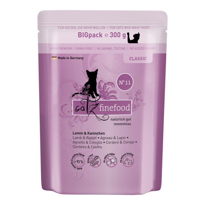 catz finefood 6 x 300 g - Lamm & Kaninchen