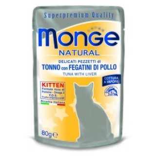 Monge Natural Cat Thunfisch mit Leber in Gelée Kitten