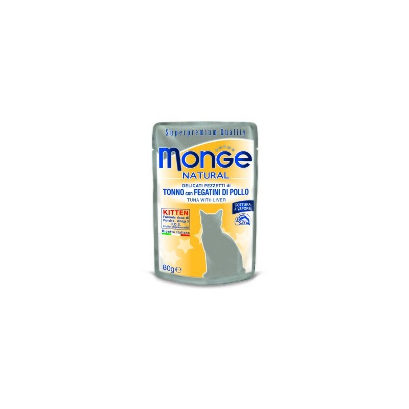 Monge Natural Cat Thunfisch mit Leber in Gelée Kitten