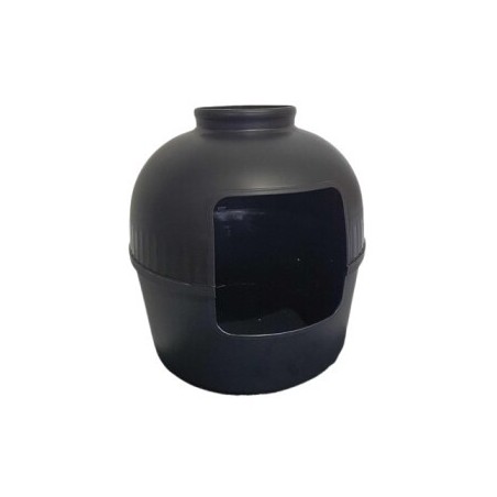 RHR Quality Katzentoilette Flower XXL schwarz