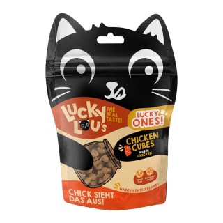 Lucky Lou Lucky Ones Cubes - Sparpaket: 8 x 80 g Huhn