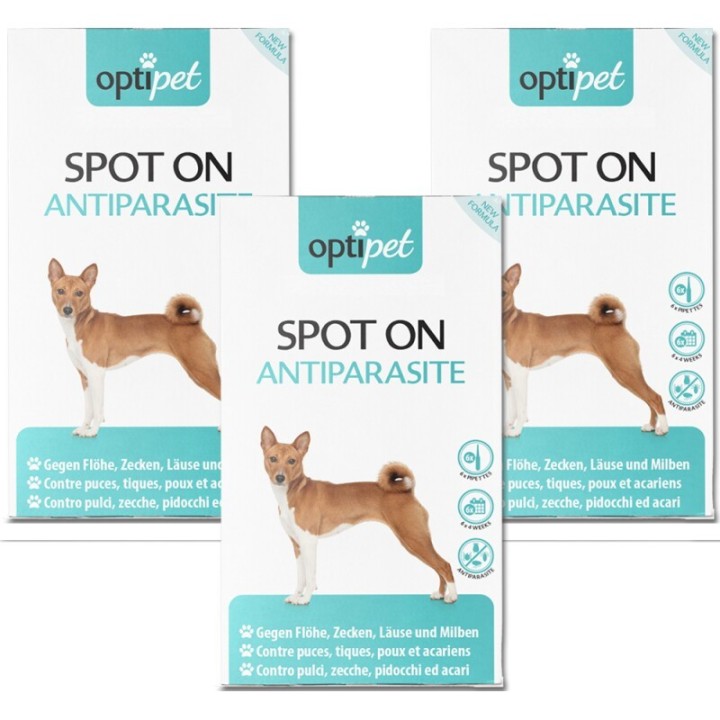 OptiPet Spot on für Hunde 3x27 ml