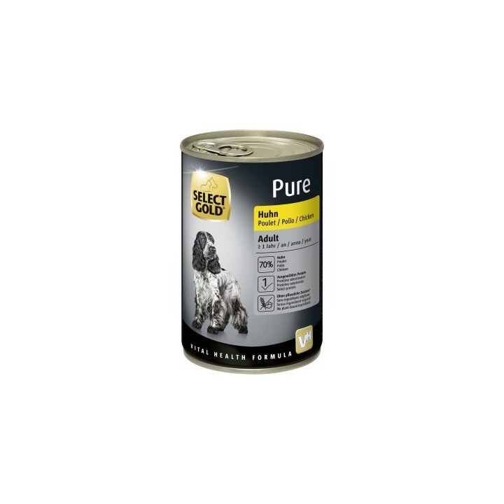 SELECT GOLD Pure Adult Huhn 24x400 g