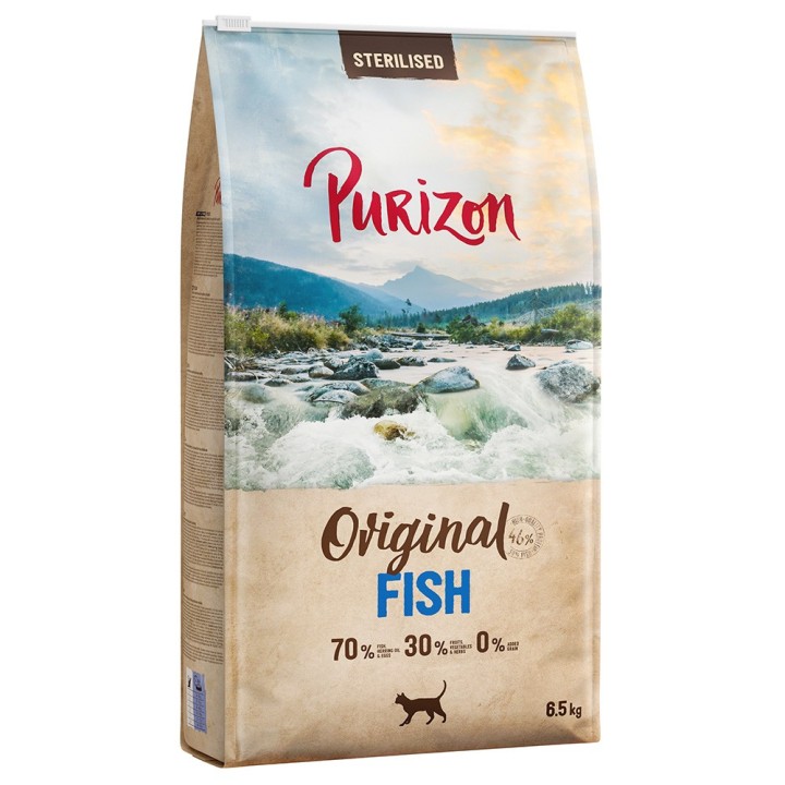Purizon Sterilised Adult Fisch - getreidefrei - 6,5 kg