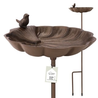 WILDLIFE HOME Große Vogeltränke 'Dekoratives Vögelchen' auf Stab