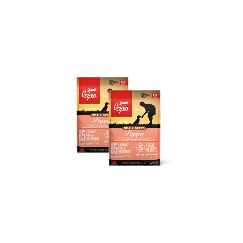 Orijen Small Breed Puppy Huhn, Truthahn & Fisch 2x4.5 kg