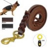 Geflochtene Hundeleine aus Leder, Trainingsleine für Haustiere, für mittelgroße und große Hunde, Deutscher Schäferhund, Gesch