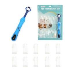 nobleza 2 in 1 Zahnpflegeset für Hunde