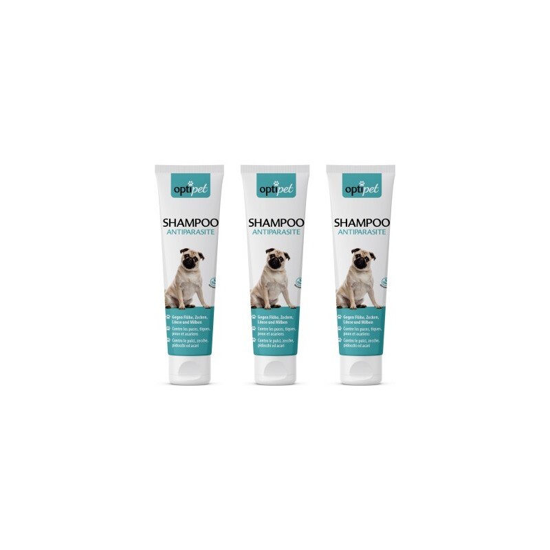 OptiPet Parasitenshampoo 3x250 ml