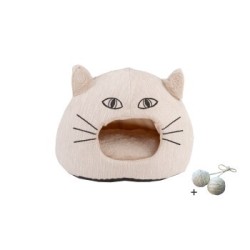 Rohrschneider ® Katzenhöhle Amira, mit Gratis-Spielball,