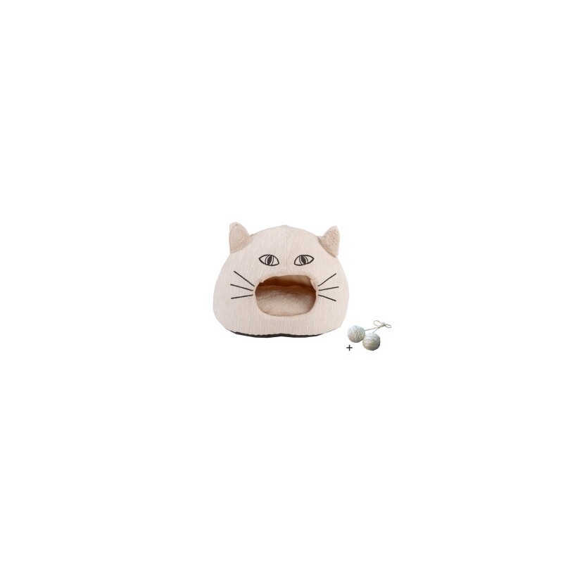 Rohrschneider ® Katzenhöhle Amira, mit Gratis-Spielball,