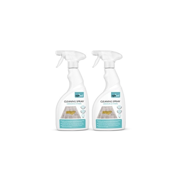 OptiPet Geruchsentferner gegen Tiergerüche 2x500 ml
