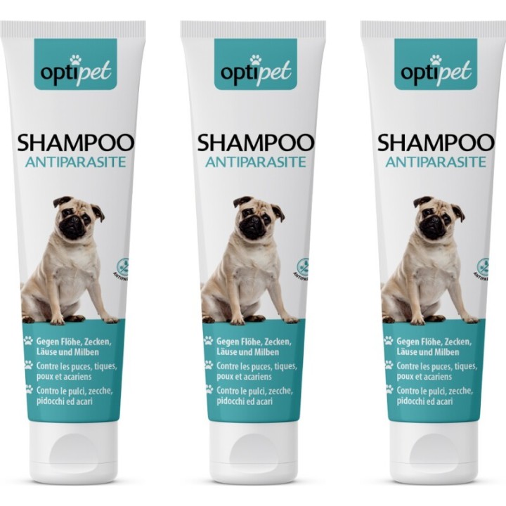 OptiPet Parasitenshampoo 3x250 ml