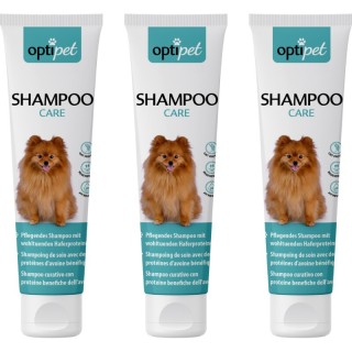 OptiPet Hundeshampoo für gepflegetes Fell 3x250 ml