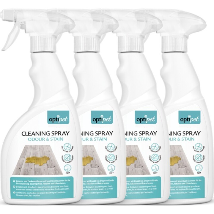 OptiPet Geruchsentferner gegen Tiergerüche 4x500 ml
