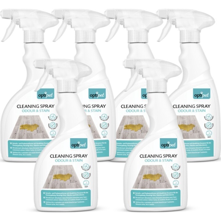 OptiPet Geruchsentferner gegen Tiergerüche 6x500 ml