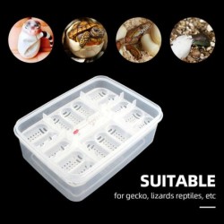 Reptilien-Eierablage, Reptilien-Eierbox, Reptilien-Aufzuchtbox, Reptilien-Inkubation ,With thermometer