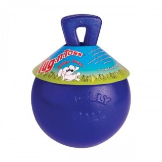 Horsemens Pride Jolly Ball Tug-N-Toss Hundespielzeug 6in rot