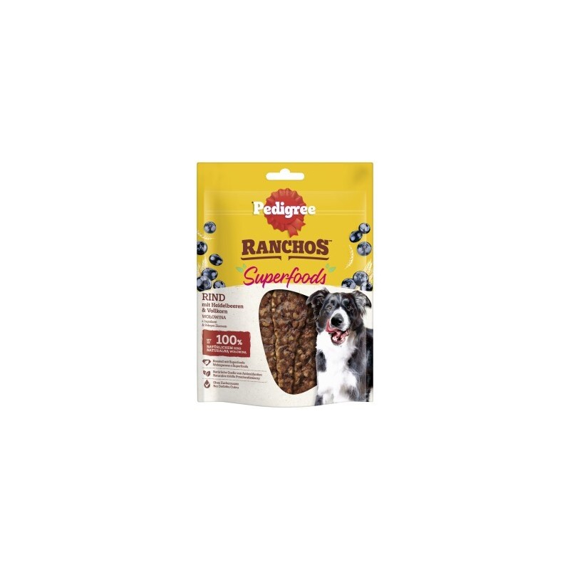 Pedigree Ranchos Superfoods 7x70g Rind