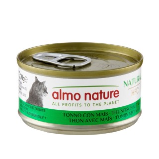 Almo Nature HFC Natural 6 x 70 g - Thunfisch mit Mais