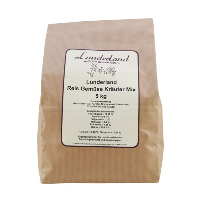 Lunderland Reis Gemüse Kräuter Mix 5 kg