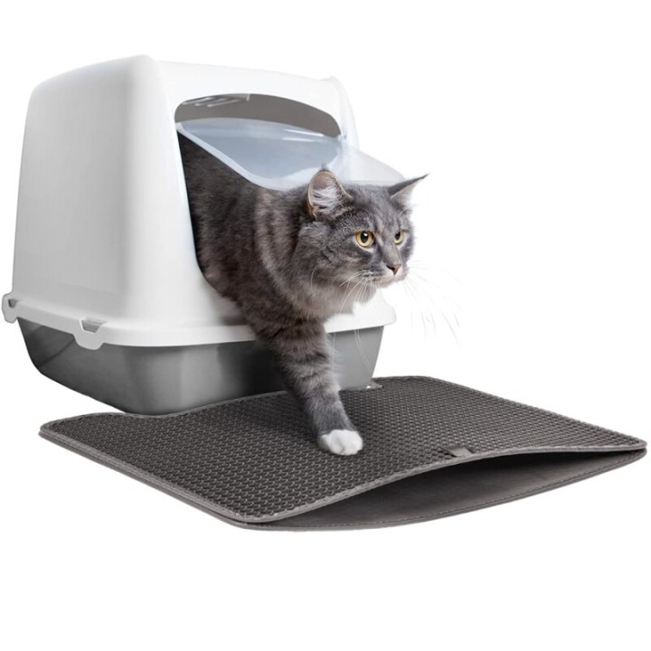 Canadian Cat Company Toilettenvorleger Zaubermatte S anthrazit