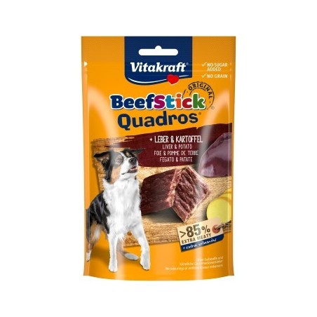 Vitakraft Beef Stick Quadros Leber & Kartoffel 7x70g