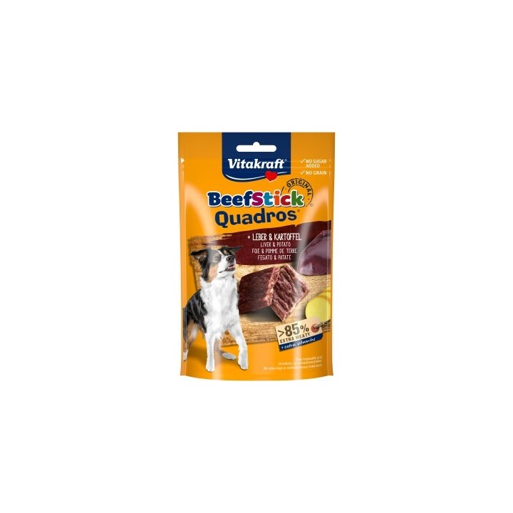 Vitakraft Beef Stick Quadros Leber & Kartoffel 7x70g