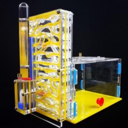 DIY T-Design Futterbereich Acryl Bauernhof Insekten Villa Pet Mania Haus Ameisennest Geburtstagsgeschenk Geschenk blau
