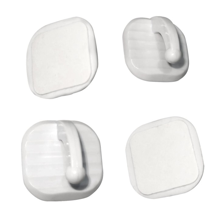 Hundeschutzgitter, haustiersicher, Netzzaun, tragbar, faltbar, für Babys, überall zu installieren 4pcs hooks weiß