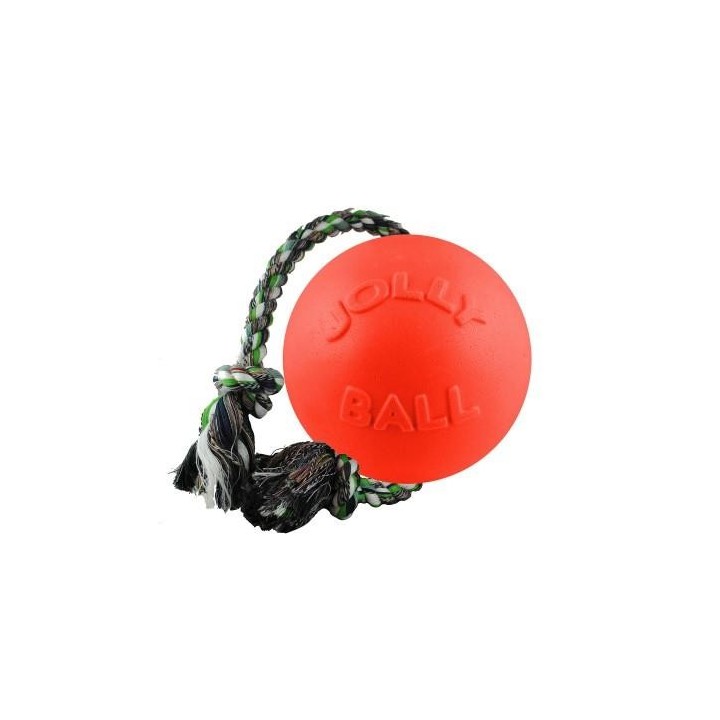 Jolly Pets Romp-N-Roll Hundeball 4.5in blaubeere