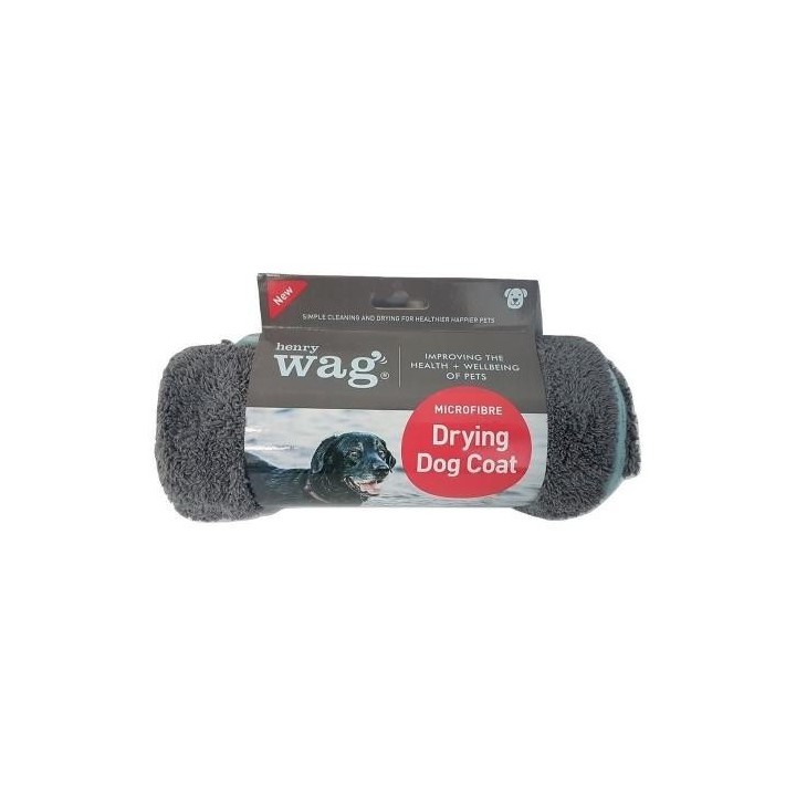 Henry Wag Hundetrocknungsmantel XS grau
