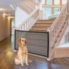 Hundegitter-Hundezaun für den Innen- und Außenbereich, sicheres Haustier-Hundegitter, Sicherheitsgehege, Heimtierbedarf schwa