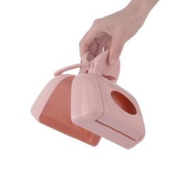 Hundekotbeutelspender, Haustierkotsammler, Reise-Outdoor-Hundekotschaufel, Schaufel, Reinigung, Aufnehmen, Entfernen der Klem