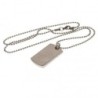 Gravierte Erkennungsmarke und Kette von Manchester City FC One Size silber