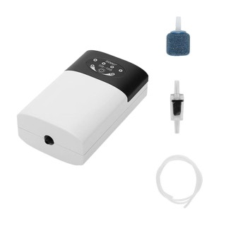 Sauerstoffpumpe Aquarium Oxygenator Aquarium Sauerstoffbelüfter Teichbelüfter Luftpumpe USB wiederaufladbar Type 1