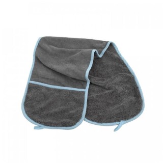 Furrish Mikrofleece-Hundehandtuch One Size blau/schwarz
