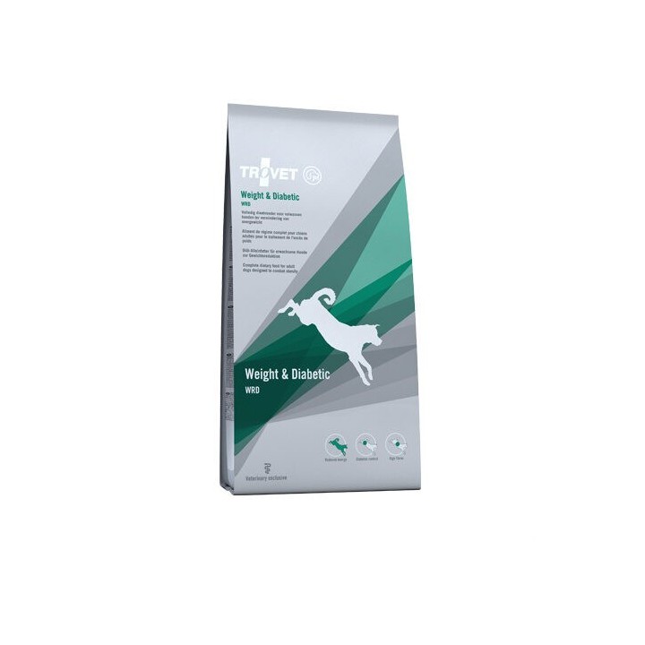 TROVET Weight & Diabetic WRD Hundefutter - 3 kg