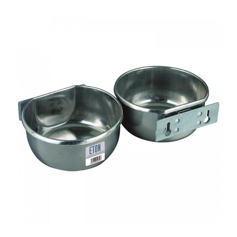 Eton Edelstahl-D-Cup mit anschraubbarem Montageplattensatz 850ml silber