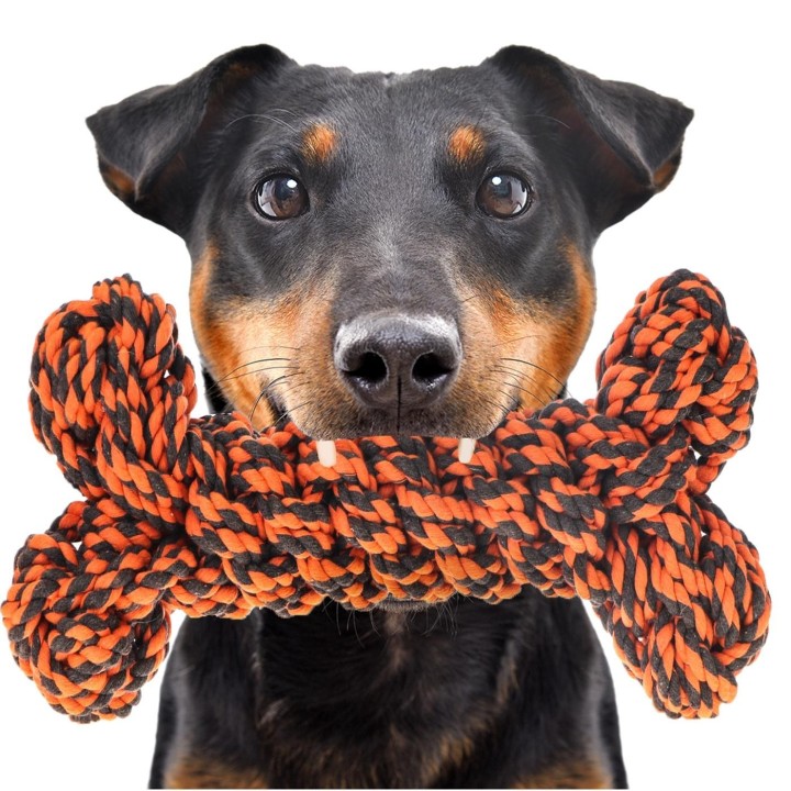 Happypet Knots Extreme Bone - Geflochtenes Seilspielzeug