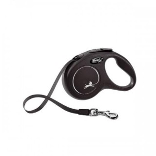 Flexi New Classic kleine einziehbare Hundeleine 5m rot